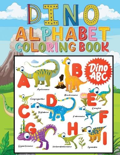 dino alphabet coloring book