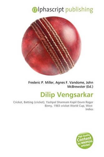 Dilip Vengsarkar: (English)