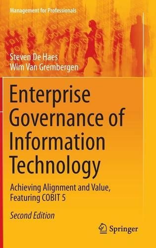 Enterprise Governance of Information Technology