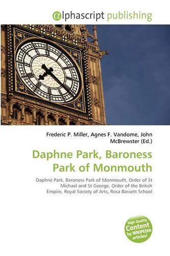 Daphne Park, Baroness Park of Monmouth
