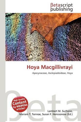 Hoya Macgillivrayi: (English)