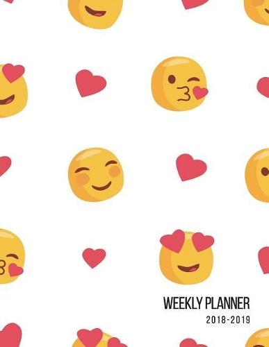 Weekly Planner 2018-2019: Emoji 18-Month Planner -- July 2018 - Dec 2019 Weekly View -- To-Do Lists + Much More(1 Mid Year Planners)