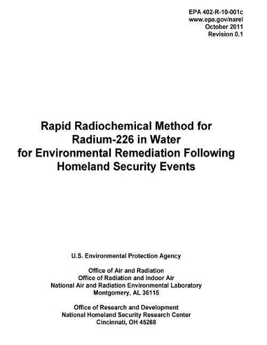 Rapid Radiochemical Method for Radium-226 in Water for Environmental Remediation Following Homeland Security Events
