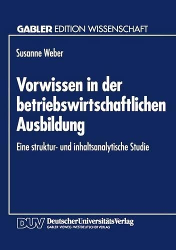 Vorwissen in der betriebswirtschaftlichen Ausbildung