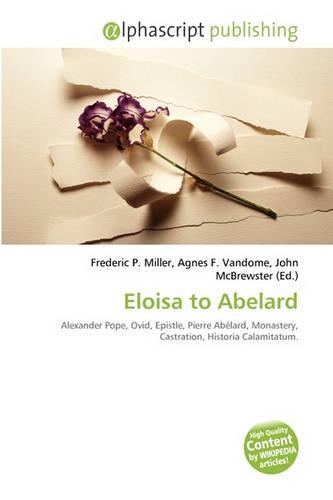 Eloisa to Abelard