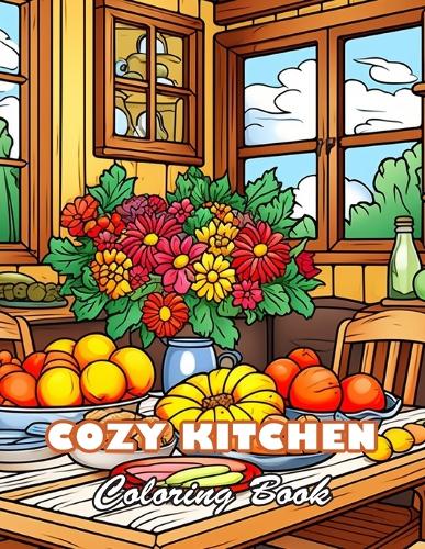 Cozy Kitchen Coloring Book