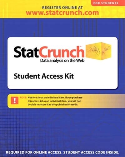 statCrunch -- Standalone Access Card (12-month access)