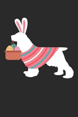 Cocker Spaniel Notebook - Easter Gift for Cocker Spaniel Lovers - Cocker Spaniel Journal: Medium College-Ruled Journey Diary, 110 page, Lined, 6x9 (15.2 x 22.9 cm)