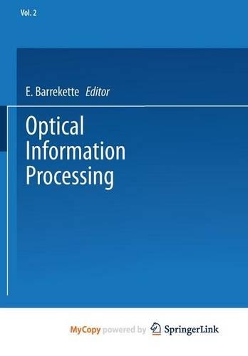 Optical Information Processing