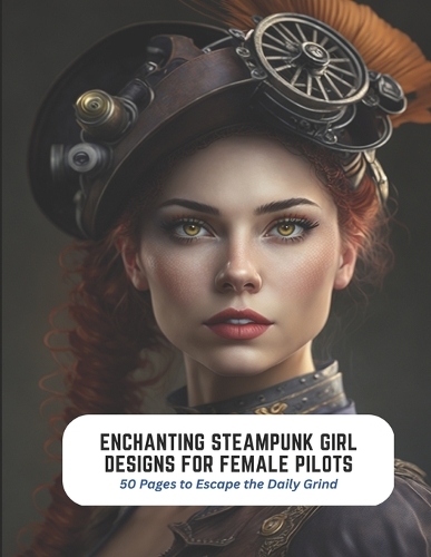 Enchanting Steampunk Girl Designs for Female Pilots: 50 Pages to Escape the Daily Grind