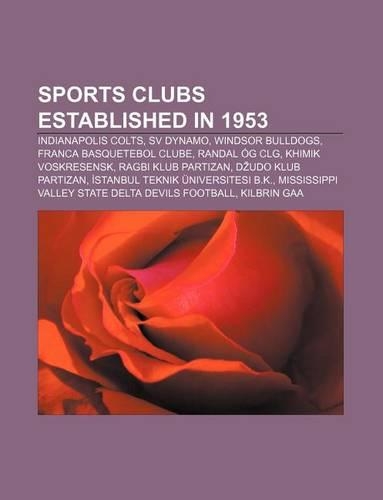 Sports Clubs Established in 1953
