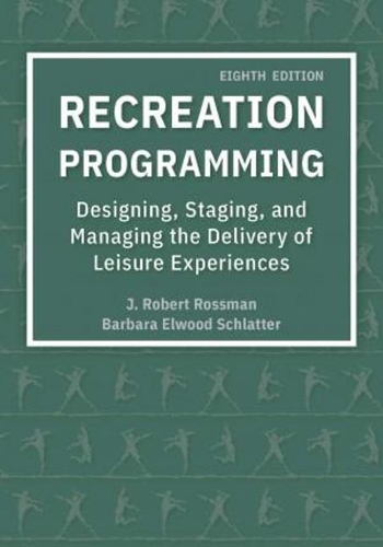 Recreation Programming: Designing, Staging, And Managing The Delivery Of Leisure Experiences