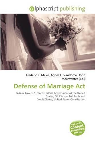 Defense of Marriage ACT