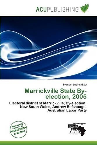 Marrickville State By-Election, 2005