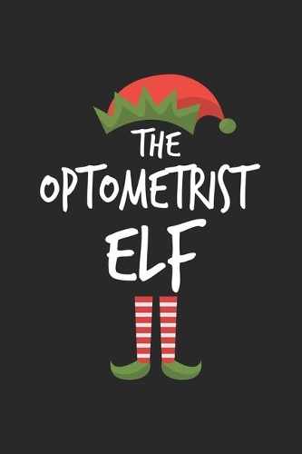 Funny Optometrist Elf Christmas Notebook Gift
