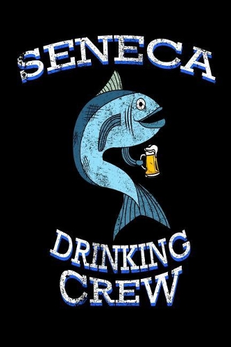 Seneca Drinking Crew: Funny Missouri Pride Fishing Gift Notebook