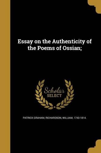 Essay on the Authenticity of the Poems of Ossian;