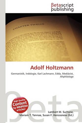 Adolf Holtzmann: (German)