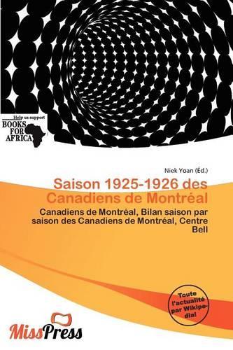 Saison 1925-1926 Des Canadiens de Montr Al