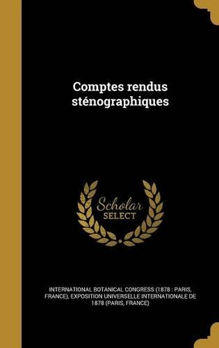 Comptes Rendus Stenographiques