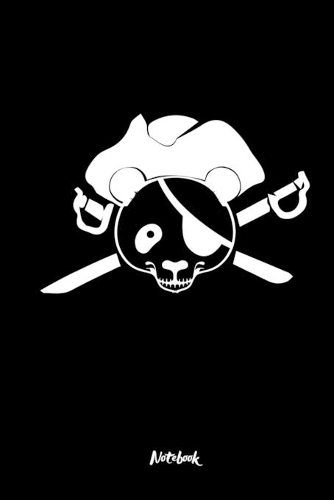 Notebook: Panda Pirate Style Cover Pirate Hat Jolly Roger Notepad Paintingbook Sketchbook For Writing Drawing Calculatin Beginning Of School Year Gifts Childr