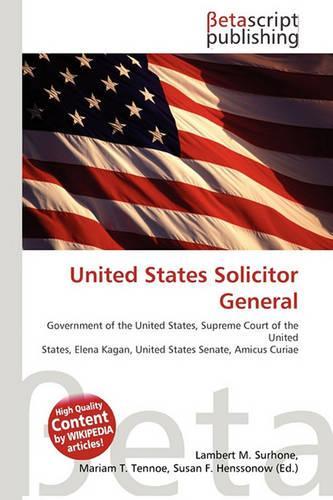 United States Solicitor General