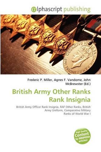 British Army Other Ranks Rank Insignia