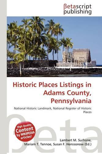 Historic Places Listings in Adams County, Pennsylvania