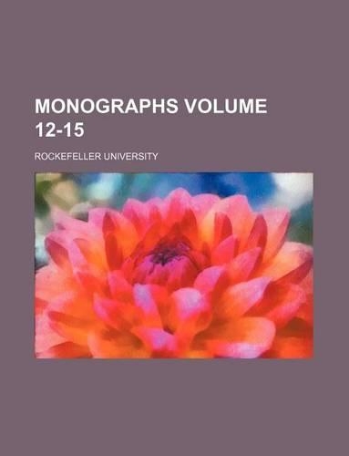 Monographs Volume 12-15