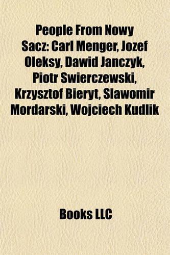 People from Nowy S Cz