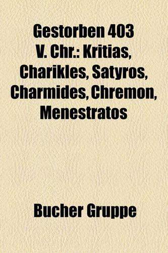 Gestorben 403 V. Chr.