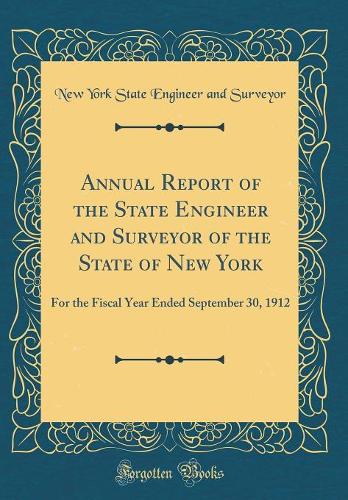 Annual Report of the State Engineer and Surveyor of the State of New York