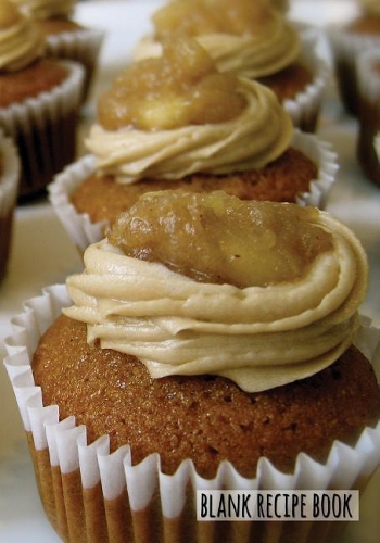 Blank Recipe Book - Vegan Recipes (Tasty Cupcake Cover): 7" x 10", Personalized Blank Recipe Book, Recipes & Notes, Durable Soft Cover (Cookbook / Cooking Gifts)