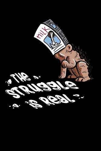 The Struggle Is Real: Dot Grid Notebook, Dotted Journal Pages For Notes, Bullet Planner Or Organizer For Hedgehog Lovers And Fans Of Cute And Funny Animals (6 x 9; 120 Pa