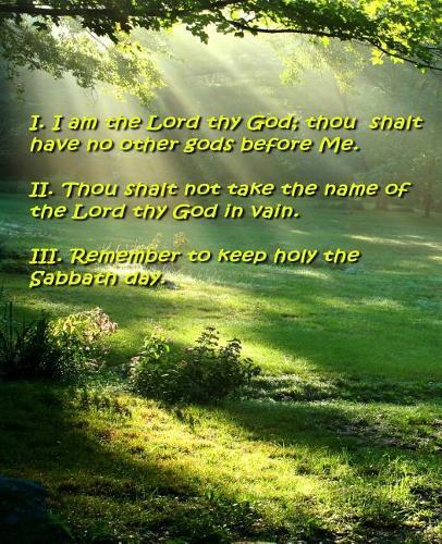 Religious School Composition Book First Three Commandments Traditional Wording