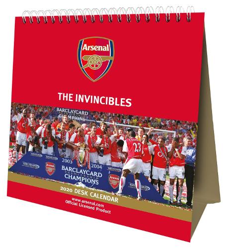 Arsenal FC 2020 Desk Easel Calendar - Official Desk Easel Format Calendar