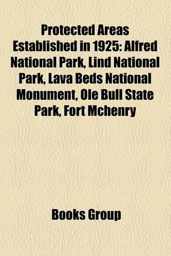 Protected Areas Established in 1925
