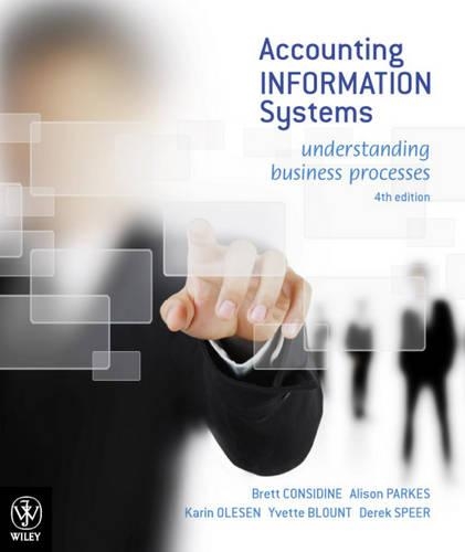 Accounting Information Systems Understanding Business Processes 4E