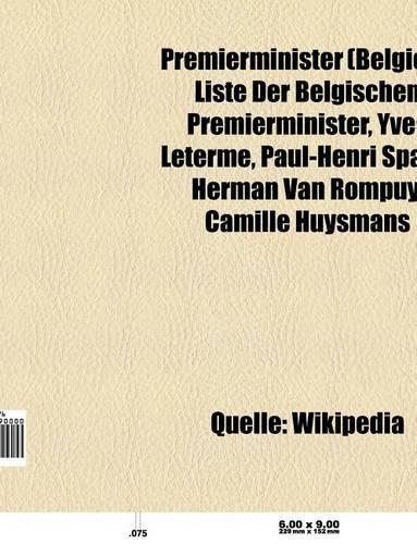 Premierminister (Belgien)