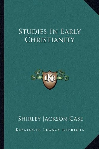 Studies In Early Christianity: (English)