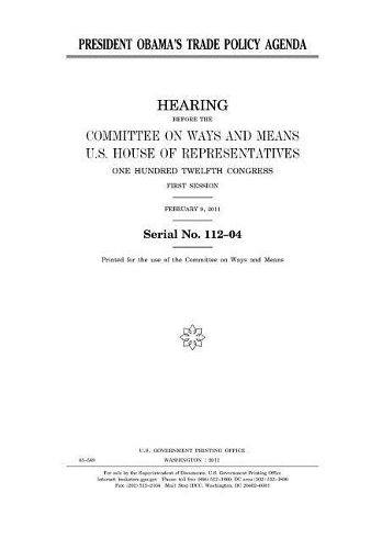 President Obama's Trade Policy Agenda