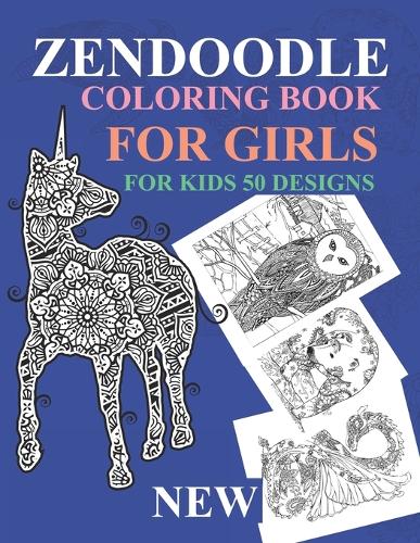 Zendoodle Coloring Books For Kids 50 Designs- New: Coloring Book For Men: Zendoodle Ocean Designs