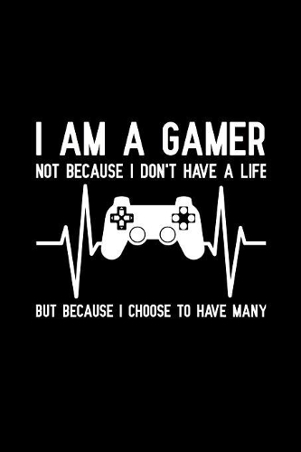 I am a gamer not because i don't have a life but because i choose to have many