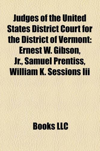 Judges of the United States District Court for the District of Vermont