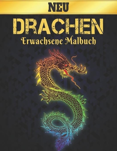 Drachen Erwachsene Malbuch