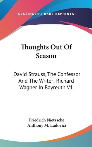 Thoughts Out Of Season