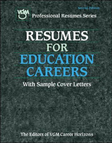 Resumes for Education Careers