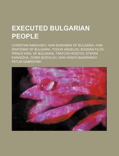 Executed Bulgarian People