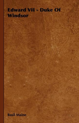 Edward VII - Duke Of Windsor: (English)