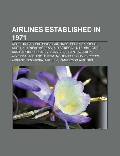 Airlines Established in 1971